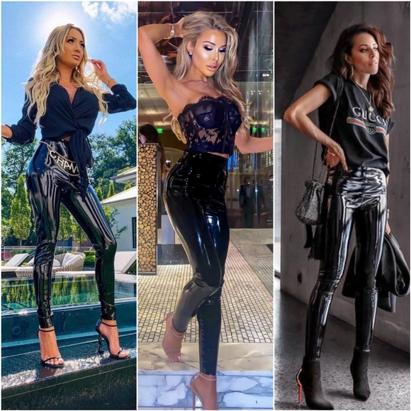 NWT Commando Black Patent Leather Leggings Size S - Picture 7 of 8